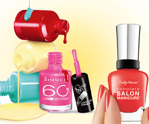 Summer 2013 nail color tends - Sally Hansen and Rimmel collections